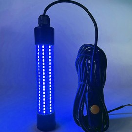 ETOP Pond Lights led Underwater IP68 Underwater Fishing Light Fish Super Bright LED 13W 12-48V AC/DC Attracting Light, Night Fishing Light Underwater Pond Lights (Blue)