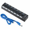 EZONEDEAL USB Hub 3.0, 7 Port USB Splitter with Individual