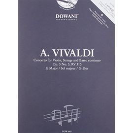 Vivaldi: Concerto for Violin, Strings and Basso Continuo in G Major, Op. 3, No. 3, RV 310