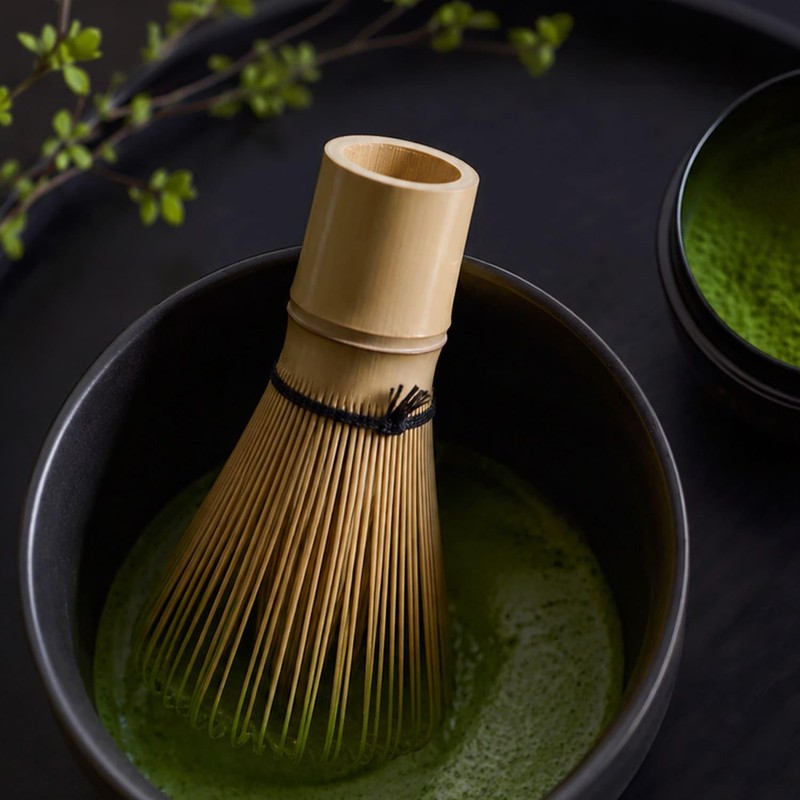 Matcha Chasen Broom with More than 100 Bristles Natural Bamboo