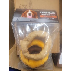 Companion Rawhide Donuts 3-Pack Dog Chews