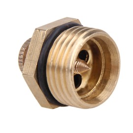 TOOLSTAR Brass Misting Nozzle, 1/2" DN15 Brass Irrigation Sprinkler Centrifugal Atomizing Nozzle for Gardening Watering,Cooling System (Pack of 20)