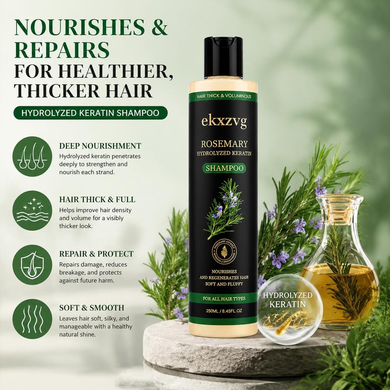 Rosemary Hair Growth Shampoo and Conditioner Set (Set, 1)