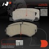 A-Premium Front & Rear Ceramic Disc Brake Pads Set Compatible