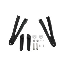 TCT-MOTORPARTS Sand Black Rear Passenger Footpegs Footrest Set Fit For Yamaha YZF R1 2004 2005 2006 2007 2008