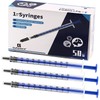 Gufastoe Pack of 50 1 ml Syringe with Protective Caps