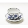 BOHEMIA BLUE ONION CBO12 Cup & Saucer 1 Guest