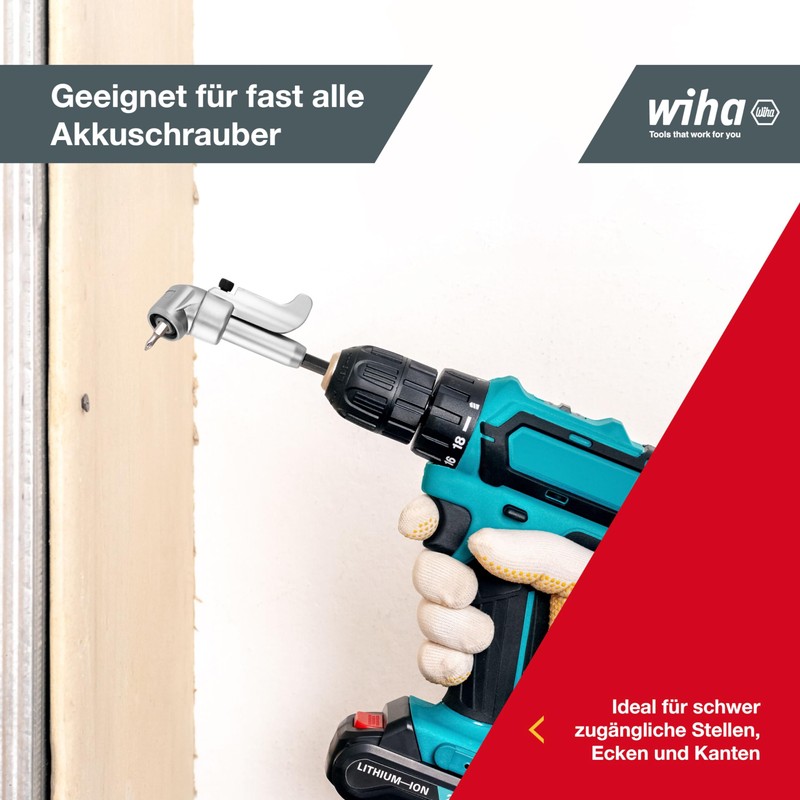 Wiha SB24629 Angled Bit with 105° Angled Head 1/4 in