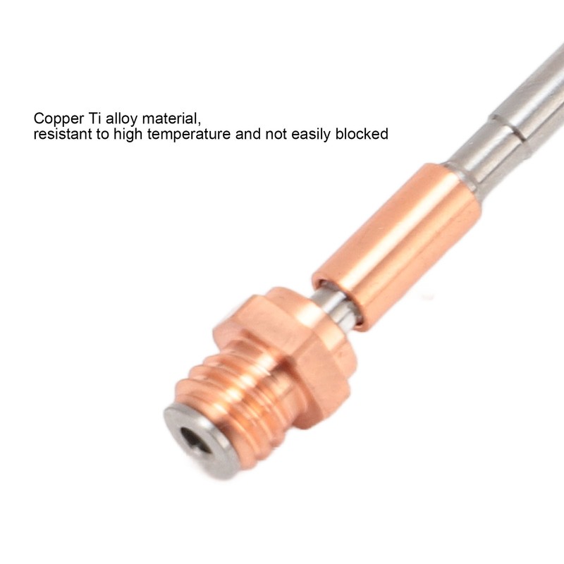 Split Throat Pipe for Prusa MK4 Copper Ti Alloy High