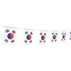 Korea String Banner Flag,5.5 x 8.2 Inch String Banner,Indoor and