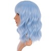 WTHCOS Light Blue Wig Short Bob Wig Short Blue Wigs