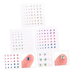 minkissy Rhinestones Sticker Set Crystal Nail Art Rhinestones for Face Body Nails