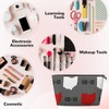 DITXIT Ohio State Gray Cosmetic Bag Travel Makeup Bag Organizer