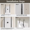 Over the Door Mirror Full Length, 48x14 Inch Frameless Door