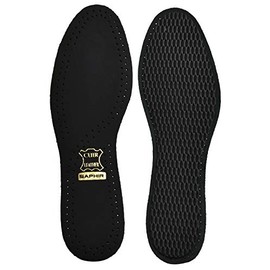 SAPHIR Black Leather on Charcoal Insoles (11 (45 EUR))