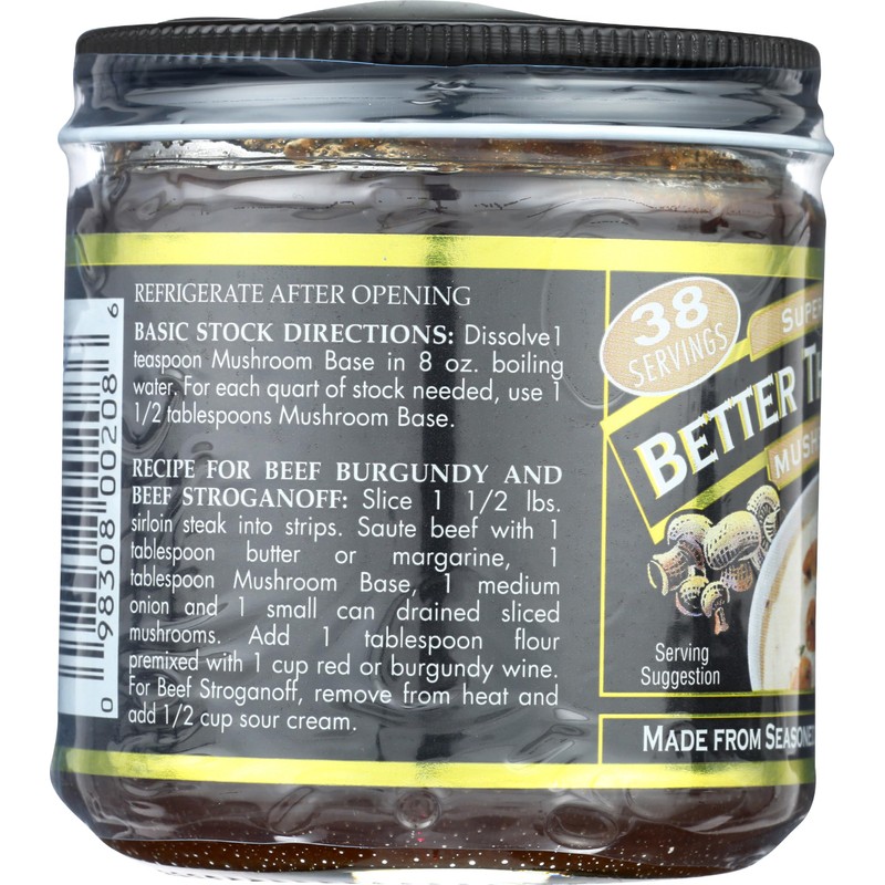 Better Than Bouillon Mushroom Base, 8 Ounces (Pack Of 6)