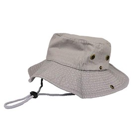 New Hattan Safari Hat, Adventure Hat, Men's, Women's, Outdoor, Brand, Plain, Leisure, Climbing, Camping, gray