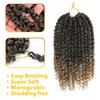 Forevery Passion Twist Hair 8 Inch 9packs Passion Twist Crochet