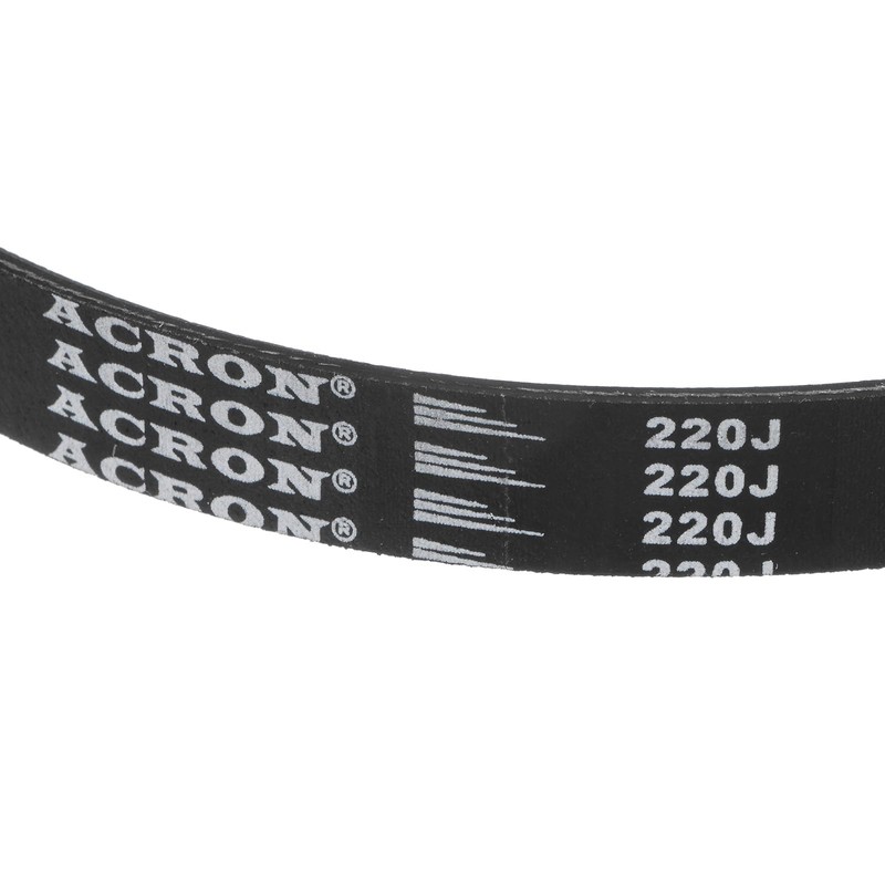 sourcing map 220J6 Rubber Poly V Belt, 6 Ribs PJ