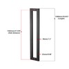 Ranbo Squared-Shaped/Rectangle 60" Large Push Pull Door Handle, Back to