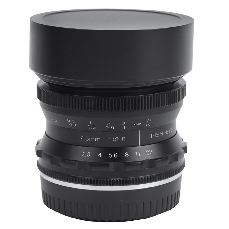 7.5mm F2.8 FX Mount Ultra Wide Angle Fisheye Scenery Lens