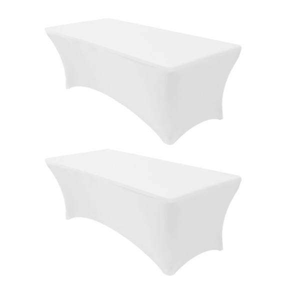 Banquet Tables Pro 2 Pack White 30x96 8 Foot Fitted
