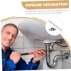 Outanaya Water Heater Sleeve Set 2 Pieces Decorative Hose Covers