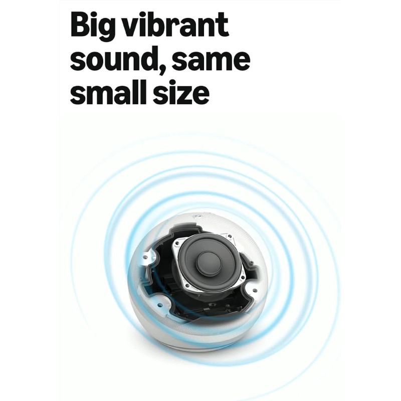 Smart Speaker for Home – Deep Sea Blue, Compact &