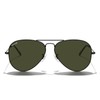 MERRY'S Classic Polarized Aviator Sunglasses for Men Women S6025, Black