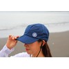 Tabarua Surf Hat [TM1012] Portable Surf Cap (Navy, 23.2 inches