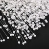 canjoyn 100 Stems Pearl Sticks Beading on Wire Stems for