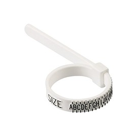 rayinblue UK Ring Sizer Measures Ring Sizes UK - A to Z with Ring Size Guide Including Ring Size Chart, Ring Sizer Gauge,Professional & Accurate for Men and Women Sizes A-Z+9