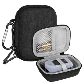 TOCCOOLFingertip Oximeter Storage Case Compatible with Zacurate Pro Series, Innovo Deluxe IP900BP-B, iHealth Air Pulse Oximeter, AccuMed CMS-50D1, Hard Shell Storage Bag