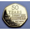 The Commemorative Coin Company 50th Birthday 24ct Gold Commemorative. Unique