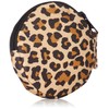 Kelti DP CIRCLE COIN CASE 2 Coin Case, Gold Leopard