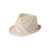 Vertbaudet Boys Baby Straw Hat with Hat Band, beige