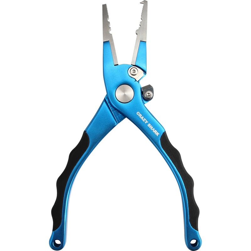 Crazy Shark Aluminum Fishing Pliers Hook Remover with Sheath and