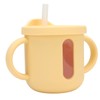 Silicone Sippy Cups Double Handles Lightweight Toddler Training Cup with