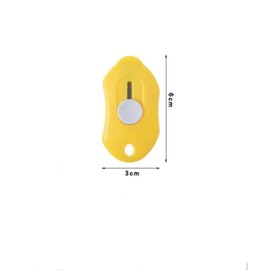 Pocket Box Cutter Mini Retractable Utility Knife Cutter Letter Opener, Random Color (Briefest)