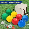 HOOTO Bocce Ball Set, 100mm Bocce Ball Game Set Include