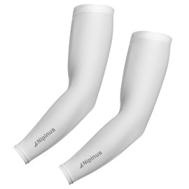 Arm Covers, Set for Both Arms, UPF 50+, Cooling, Quick-Drying, Anti-Slip, Lightweight, Unisex, Available in 5 Colors, Arm Sleeves for Sports - grey (grey marl)