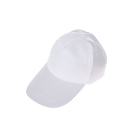 BESPORTBLE 5pcs Boys and Girls Bucket Hat Blank Peak Cap for DIY Painting Cotton Sun Block Hat Unisex Baseball Cap White