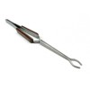 Fiber Grip Cross Lock Tweezers Round Tips Self Holding Locking