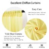 DUOBAO Chiffon Backdrop Curtain 96 Inch Length 2 Panel 29