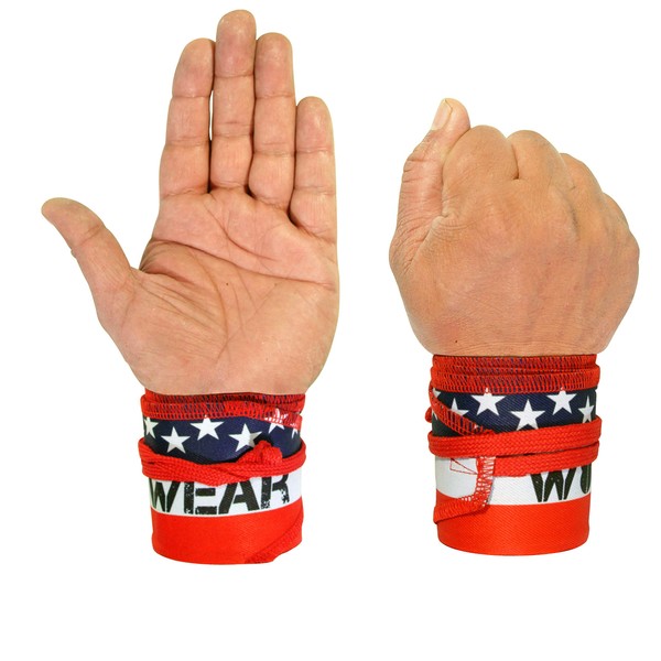 WOD Wear Wrist Wraps for Powerlifting, Strength Training, Bodybuilding, Cross