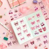 Rakuto Pink Coquete Bow Stickers - 100 Pcs Aesthetic Stickers