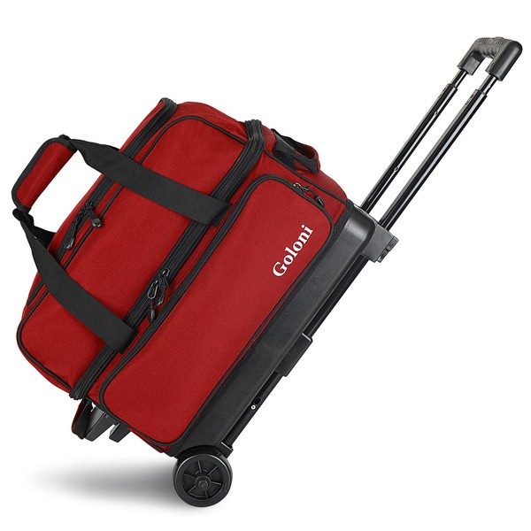 Goloni Double Roller 2 two bowling ball bag with wheels