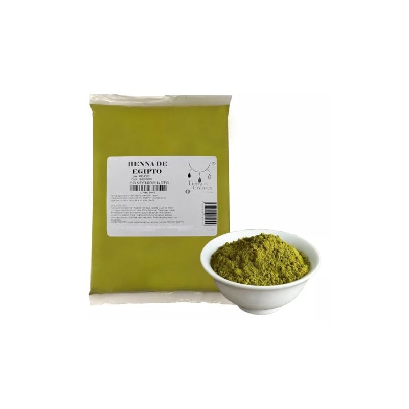 Henna de Egipto (roja) en polvo Tinte natural para Cabello