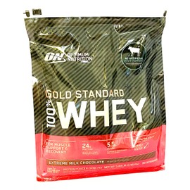 Optimum Nutrition 100% Whey Gold Standard, Extreme Milk Chocolate, 5 lb