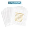 Happy Birthday Napkins for Women Men, 40th 50th 60th 70th